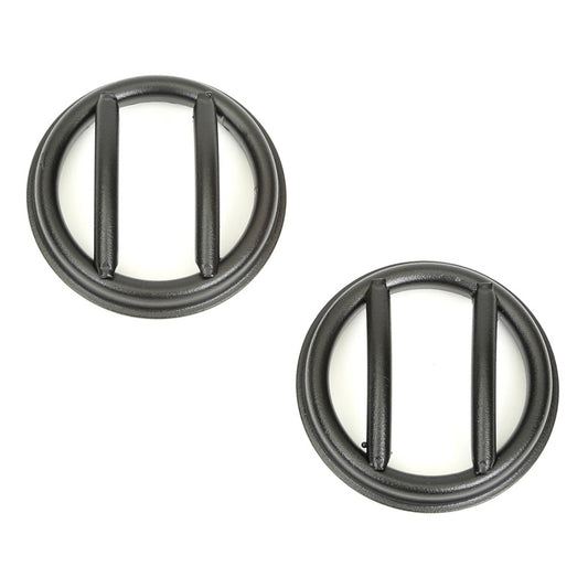 Rugged Ridge Textured Black Side Marker Euro Guards: Fits Most Jeep Wrangler Models (2007-2018)