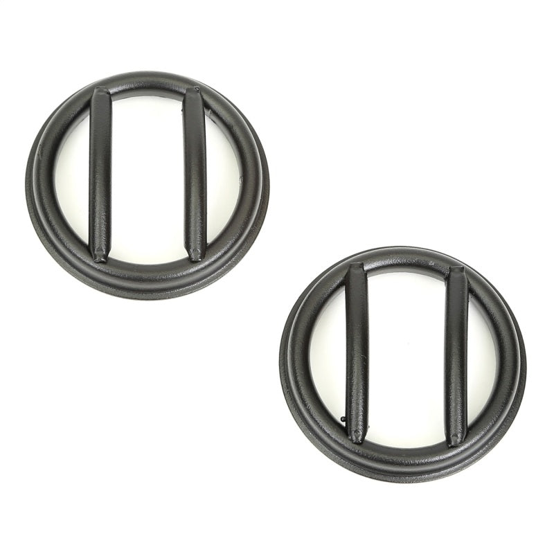 Rugged Ridge Textured Black Side Marker Euro Guards: Fits Most Jeep Wrangler Models (2007-2018)