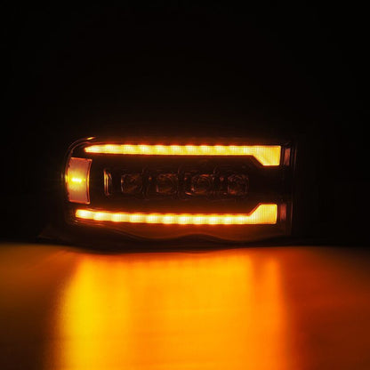 AlphaRex NOVA LED Projector Headlights (Alpha-Black): Dodge Ram 1500 (02-05) & 2500/3500 (03-05)