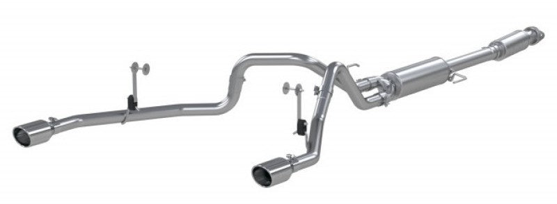 MBRP 3in Cat-Back Dual Split Rear Exhaust | Ford F-150 21-23 2.7L/3.5L/5.0L (S5215409)