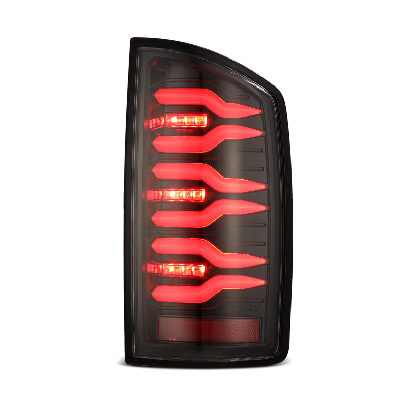 AlphaRex LUXX LED Tail Lights (Alpha-Black): Dodge Ram 1500 (07-08) & 3500 (07-09)