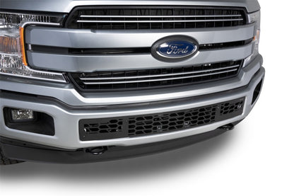 Putco 18-20 Ford F-150 Hex Shield Black Powder Coated Bumper Grille Inserts | Ford F-150 (18-20) / Raptor (17-20) (83161)