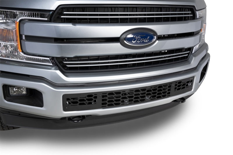 Putco 18-20 Ford F-150 Hex Shield Black Powder Coated Bumper Grille Inserts | Ford F-150 (18-20) / Raptor (17-20) (83161)