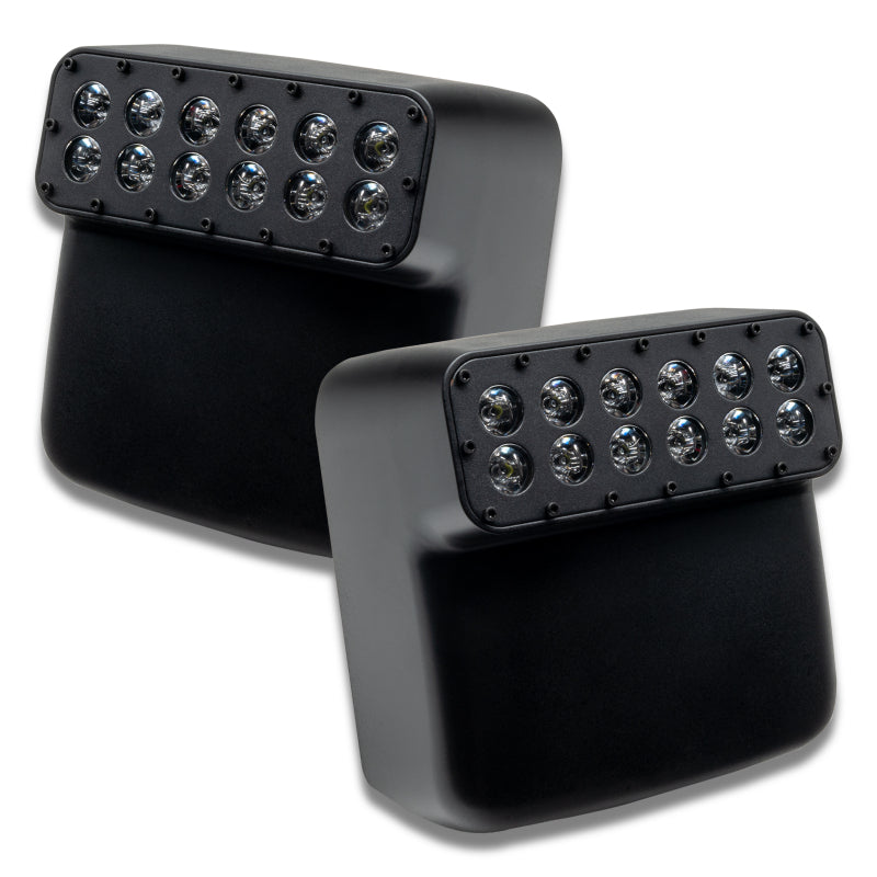 Oracle Lighting LED Off-Road Side Mirrors: Jeep Wrangler (18-24) / Gladiator (20-24)