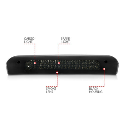 ANZO LED 3rd Brake Light (Light Smoke): Dodge Ram 2002 - 2009 (1500, 2500, 3500)