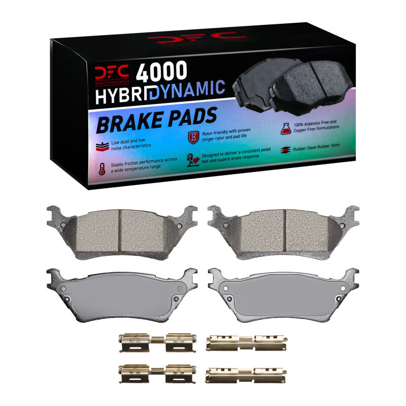DFC 12-20 Ford F-150 RWD Rear HybriDynamic Brake Pads and Hardware Kit | Ford F-150 (09-20) (4000-1602-01)