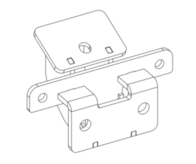 Go Rhino Brackets for Dominator Xtreme Side Steps | Ford Bronco (21-26) (D64129TK)