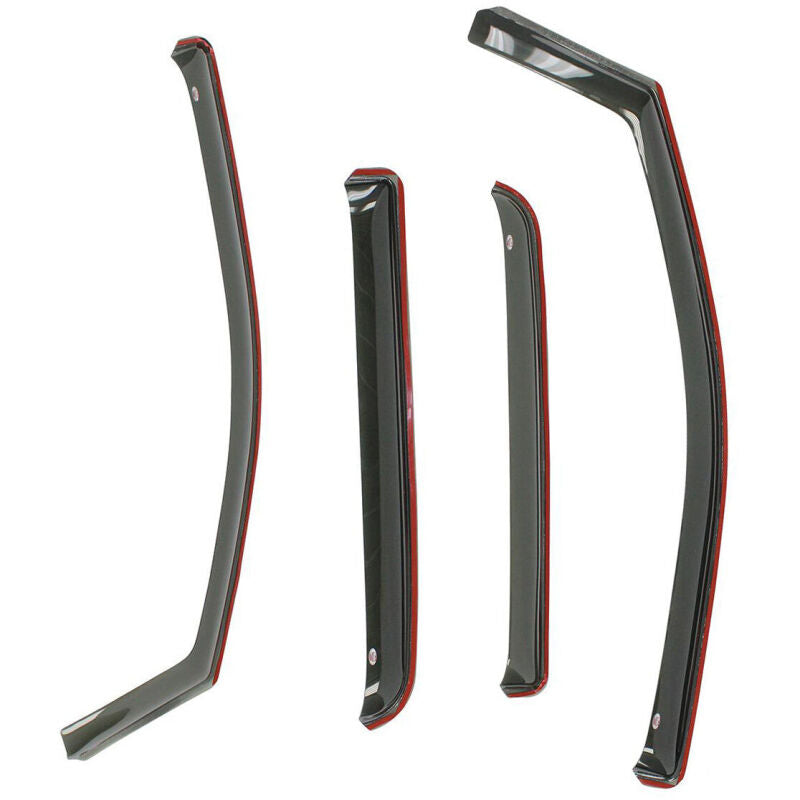 Westin Wade In-Channel Wind Deflector 4pc: Jeep Wrangler (07-17) / Wrangler JK (18)