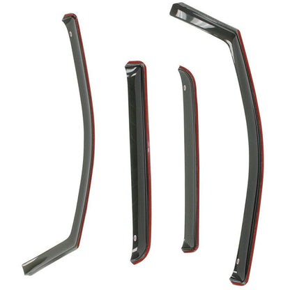 Westin Wade In-Channel Wind Deflector 4pc: Jeep Wrangler (07-17) / Wrangler JK (18)