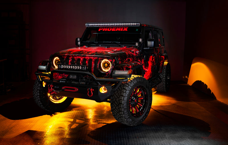 ORACLE Lighting Hi-Perf LED Fog Lights (FRONT): Jeep Wrangler / Gladiator (07-26) - Black