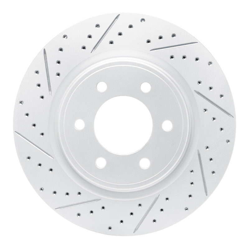 DFC 21-26 Ford Bronco Front Left Drilled & Slotted Geoperformance Rotor | Ford Bronco (21-26) (830-54287L)