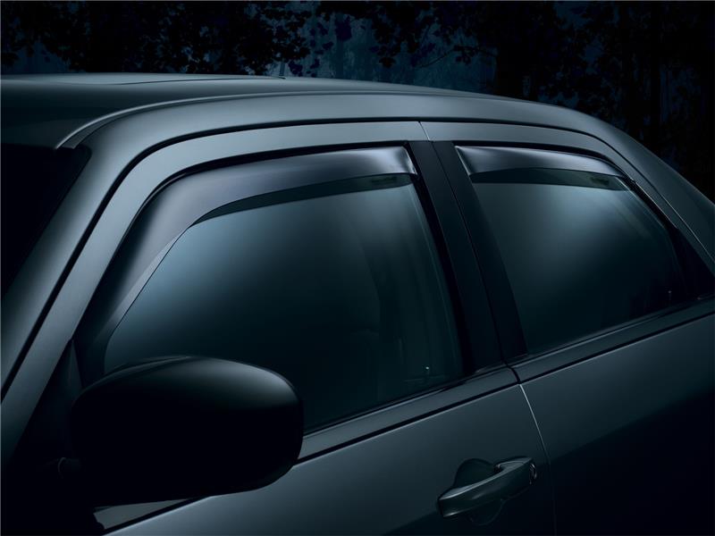 WeatherTech 05-13 Toyota Tacoma Double Cab Front & Rear Side Window Deflectors | Toyota Tacoma (05-15) (82389)