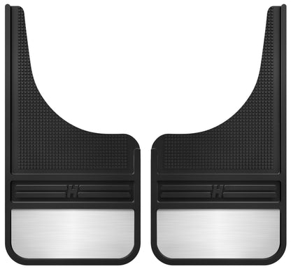 Husky Liners Universal 12in Wide Black Rubber Front Mud Flaps | Ford Ranger (19-26) (55001)
