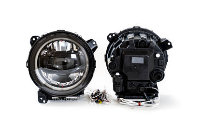 DV8 Offroad LED Projector Headlights: Jeep Wrangler (18-22) / Gladiator (20-22)