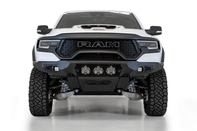 Addictive Desert Designs Bomber Front Bumper (FRONT): Ram 1500 TRX (19-24) - Hammer Black