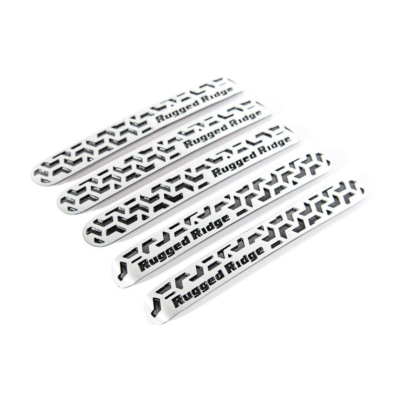 Rugged Ridge Elite Door Handle Inserts: Jeep Wrangler 07-18 / Grand Cherokee 05-10 w/ Contrast Tread