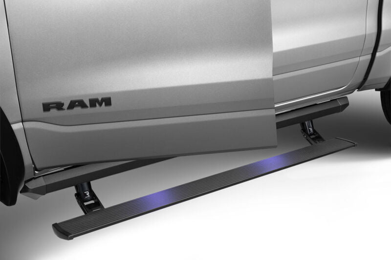 AMP Research PowerStep XL Electric Running Board (BLACK) (F&R): Ram 1500 (25-26) Gas w/ LED Lights