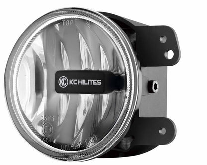KC HiLiTES 4" Gravity LED G4 SAE Fog Light (FRONT): Jeep Wrangler JK 2010-2018