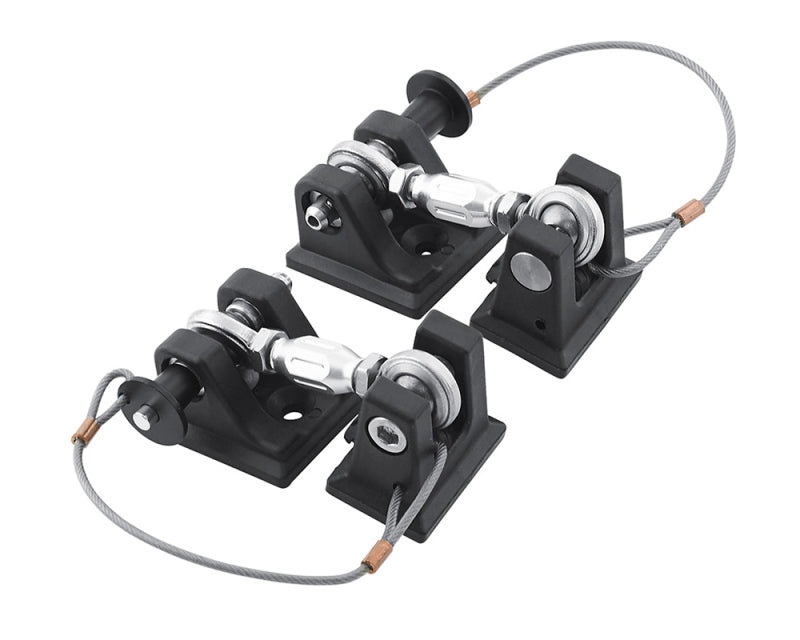 DV8 Offroad Hood Hold Downs: Jeep Wrangler (97-17) / Wrangler JK (18)