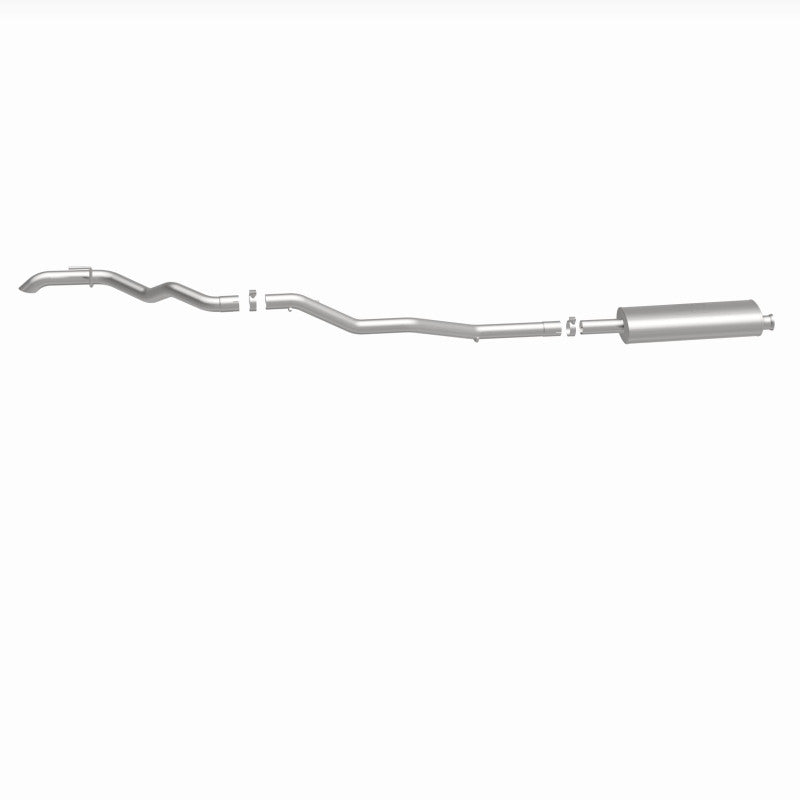 MagnaFlow 2.5in Rock Crawler Series Stainless Steel Cat-Back Exhaust Single Rear Exit: Jeep Gladiator 2020-2024