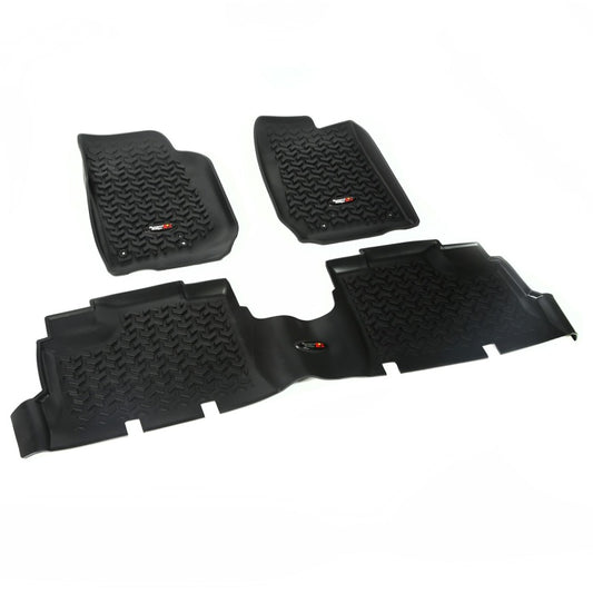 Rugged Ridge All Terrain Floor Liner Kit (F&R): Jeep Wrangler (07-18) / Grand Cherokee (05-10)