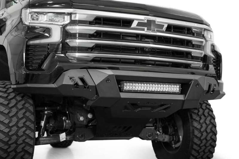 Addictive Desert Designs Black Label Front Bumper | Chevrolet Silverado 1500 (19-26) / Silverado ZR2 (22-26) (F140300010103)