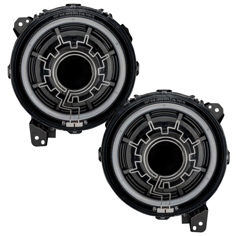 Oracle Lighting Oculus Bi-LED Projector Headlights: Jeep Wrangler (18-24) / Gladiator (20-24)