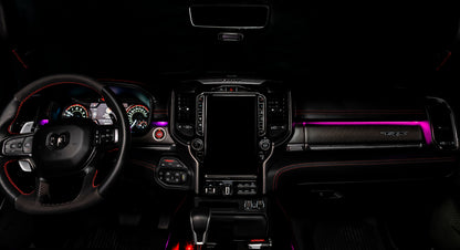 Oracle Lighting Fiber Optic LED Interior Ambient Dash Kit: Ram 1500 2019-2022