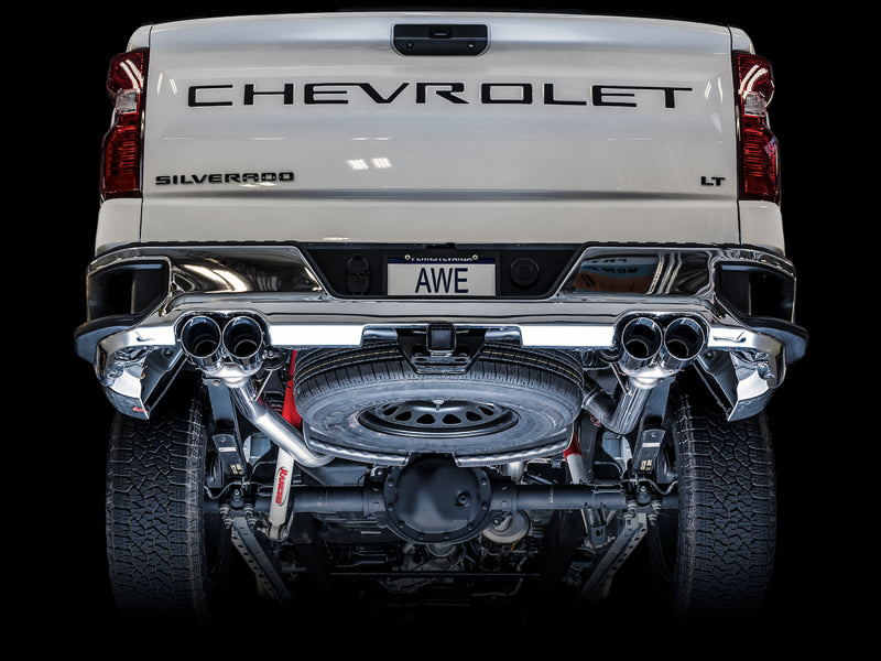 AWE Tuning 0FG Catback D&R Exhaust | Chevrolet Silverado 1500 / GMC Sierra 1500 (19-24) (3015-42201)