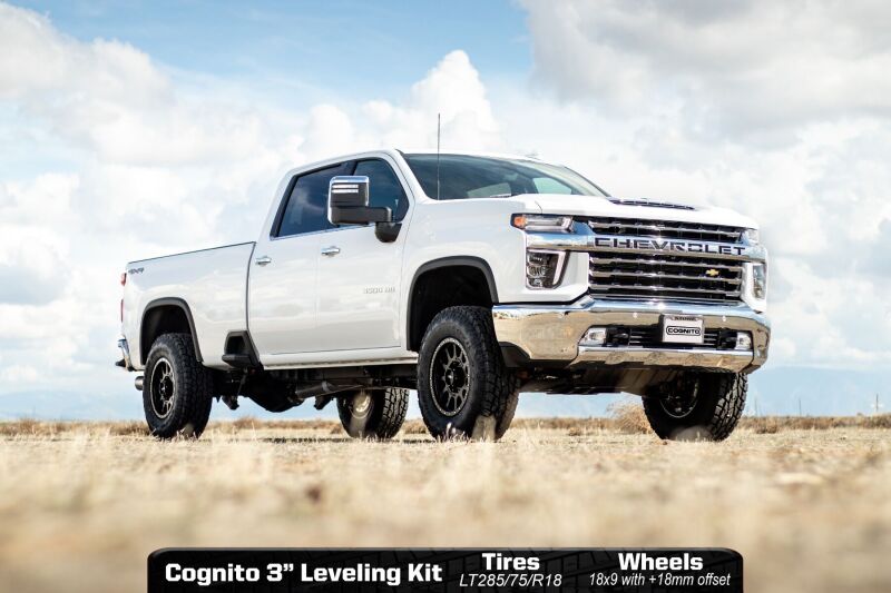 Cognito 3in Standard Leveling Lift Kit | Chevrolet Silverado 2500HD/3500HD, GMC Sierra 2500HD/3500HD (110-91247)