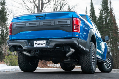 MBRP T409 3in Dual Rear Exit Resonator Back Exhaust | Ford F150 Raptor (17-20) (S5264409)