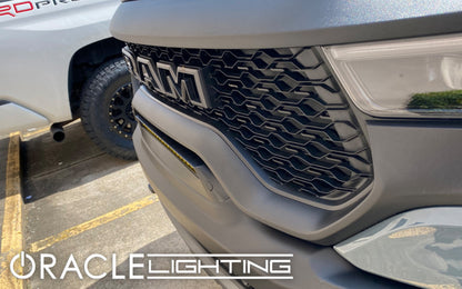 ORACLE Lighting Front Bumper Flush LED Light Bar System (FRONT): Ram 1500 2019-2024 w/ Yellow