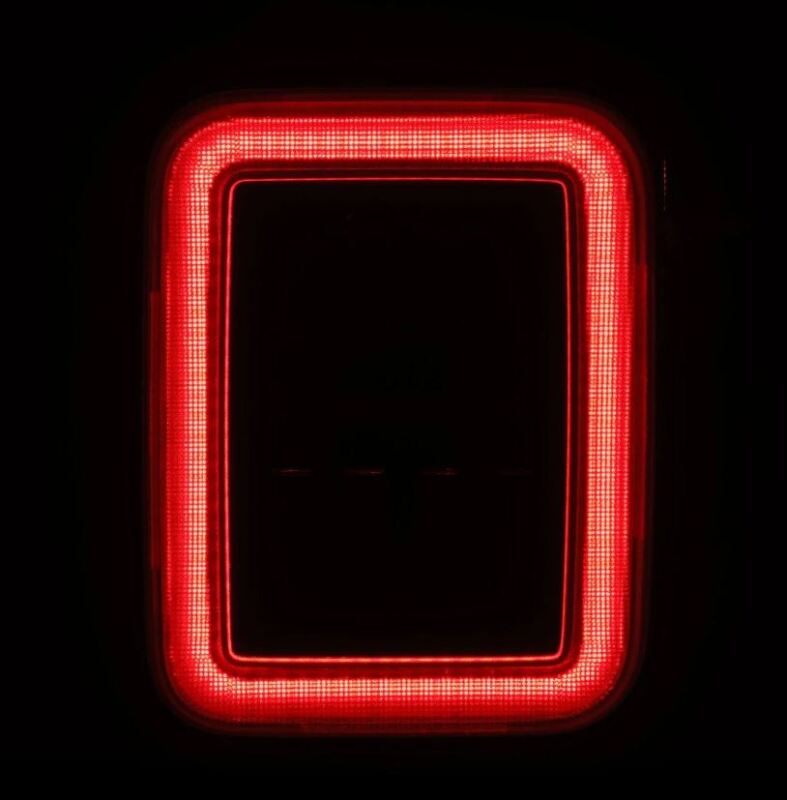 AlphaRex NOVA Prismatic LED Tail Lights (Alpha-Black): Jeep Gladiator 2020 - 2025