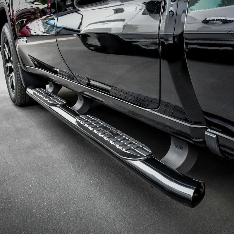 Westin PRO TRAXX 4 Oval Nerf Step Bars | Chevrolet Silverado 1500/2500HD/3500HD, GMC Sierra 1500/2500HD/3500HD (21-24125)