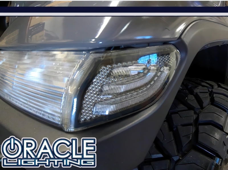 ORACLE Lighting Smoked Lens LED Front Sidemarkers: Jeep Wrangler (18-24) / Gladiator (20-24)