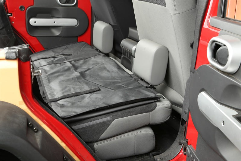 Rugged Ridge C3 Rear Cargo Cover Without Subwoofer: Fits Most Jeep Wrangler Models (2007-2018)