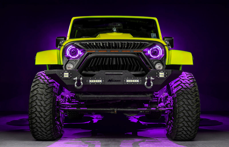 ORACLE Lighting ColorSHIFT Bi-LED Projector Headlights (FRONT): Jeep Wrangler (07-18)
