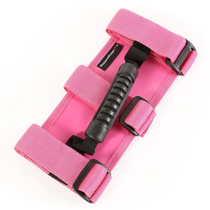 Rugged Ridge Pink Ultimate Grab Handles | Jeep Gladiator JT / Wrangler JK / JL (20-25 / 07-18) (13505.01)