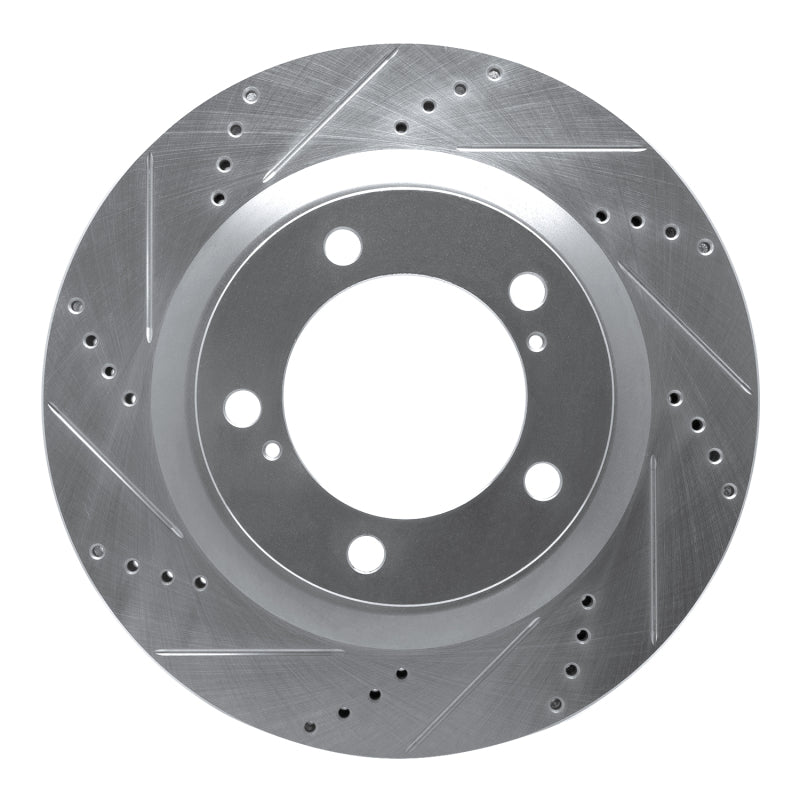 DFC Drilled & Slotted Silver Brake Rotor | Lexus LX570 (14-18)