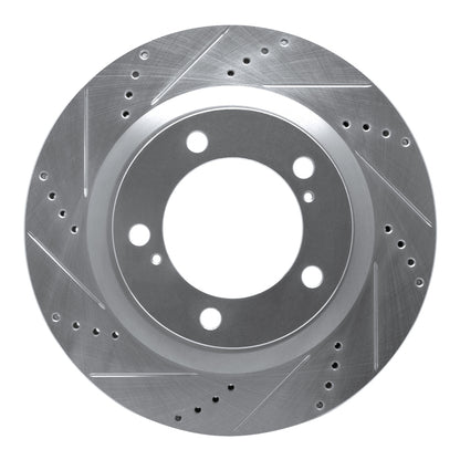 DFC Drilled & Slotted Silver Brake Rotor | Lexus LX570 (14-18)