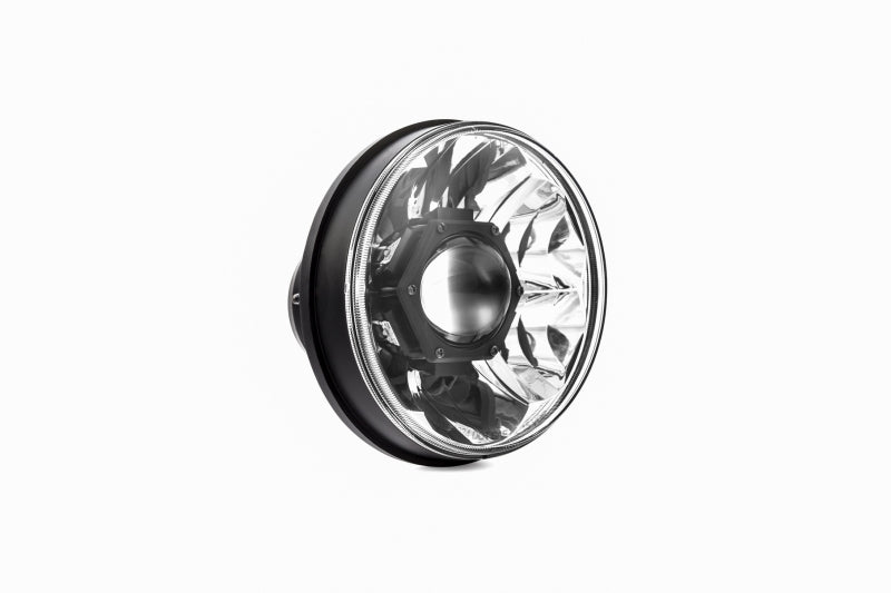 KC HiLiTES 7" Gravity LED Pro DOT Headlight (F&R): Jeep Wrangler JK 2007-2018