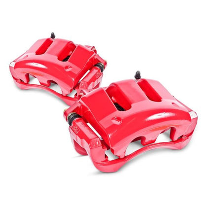 PowerStop Red Calipers (FRONT): Jeep Wrangler JK (07-18)