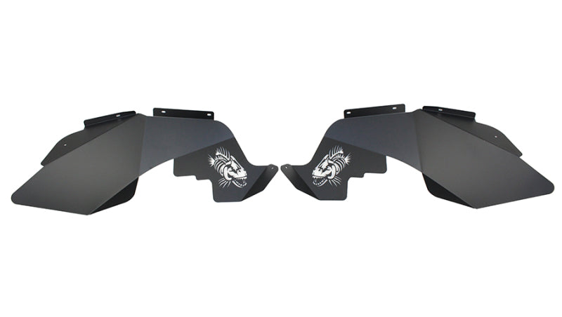 Fishbone Offroad Black Powdercoated Aluminum Inner Fenders: Jeep Wrangler JK 2007-2018