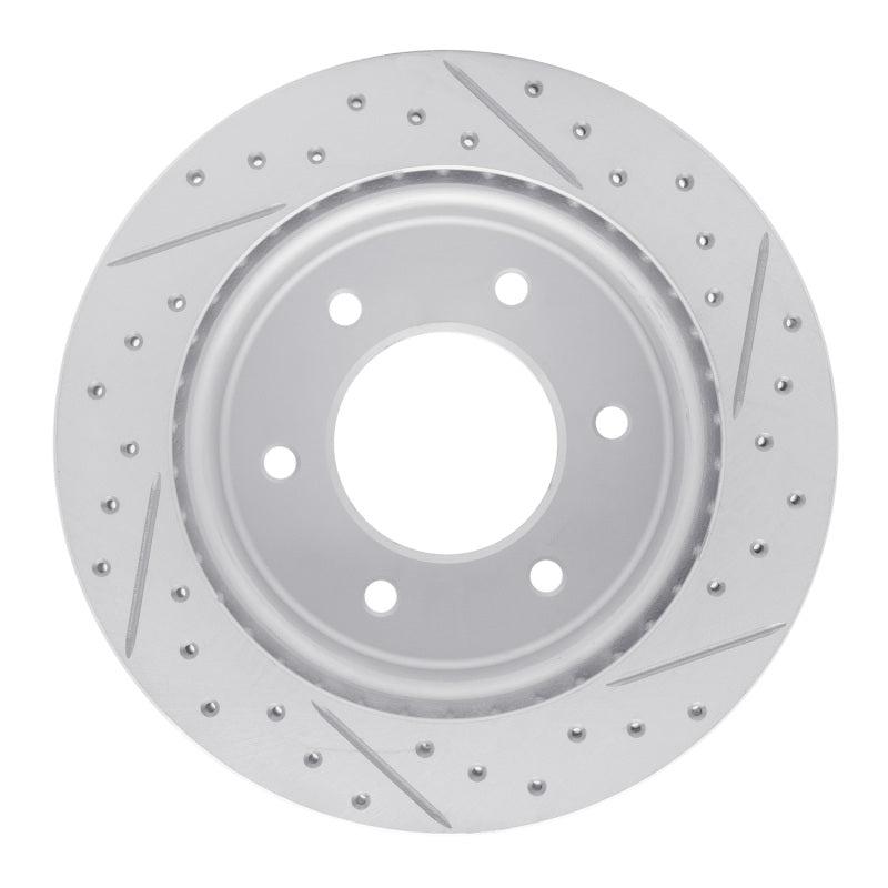 DFC 19-25 Ford Bronco Rear Left Drilled & Slotted Geoperformance Rotor | Ford Ranger / Ford Bronco (19-26) (830-54276L)