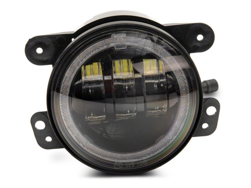 Raxiom Axial Series 4-In LED Fog Lights w/ RGB Halo: Fits Most Jeep Wrangler Models (2007-2018)