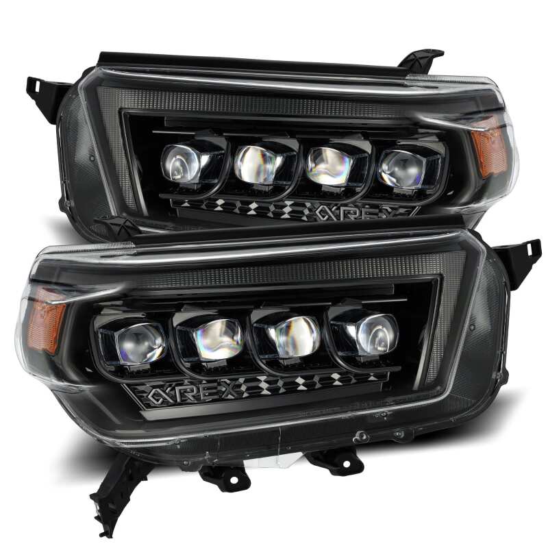 AlphaRex NOVA-Series LED Projector Headlights Alpha-Black | Toyota 4Runner (10-13) (880758)