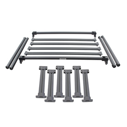 Go Rhino XRS Overland Xtreme Bed Rack: Fits Most Jeep Gladiator Models (2018-2026)