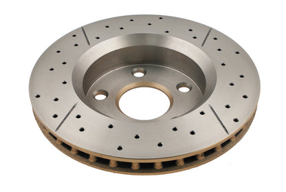 DBA Street Series Front Brake Rotors (Drilled & Slotted): Jeep Wrangler JK 2007 - 2018