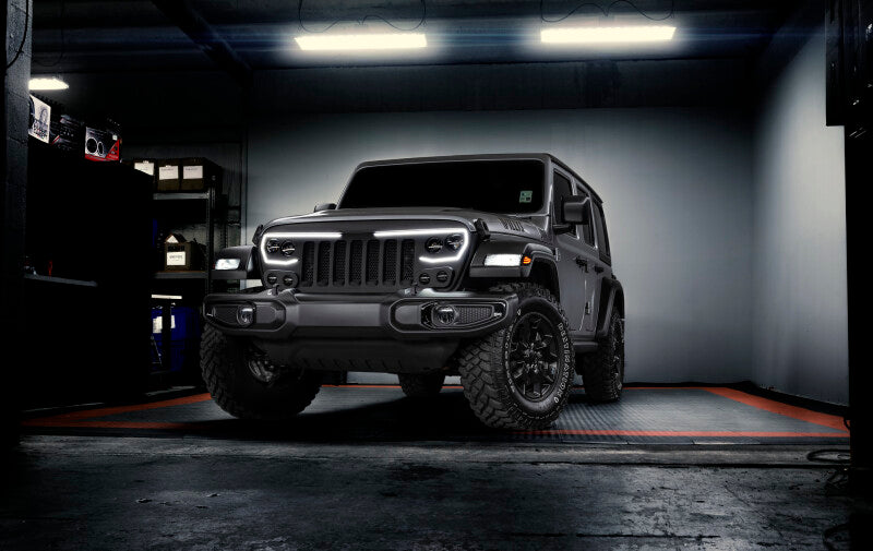Oracle Lighting Vector Series Full LED Grille: Jeep Wrangler (18-23) / Gladiator (20-23)