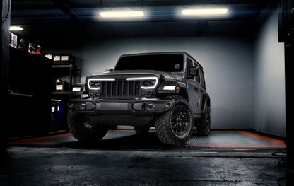 Oracle Lighting Vector Series Full LED Grille: Jeep Wrangler (18-23) / Gladiator (20-23)